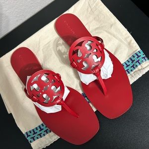 BRAND NEW Tory Burch Miller Square-Toe Sandals-Size 8.5